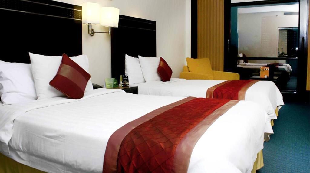 Minibar, in-room safe, desk, blackout curtains