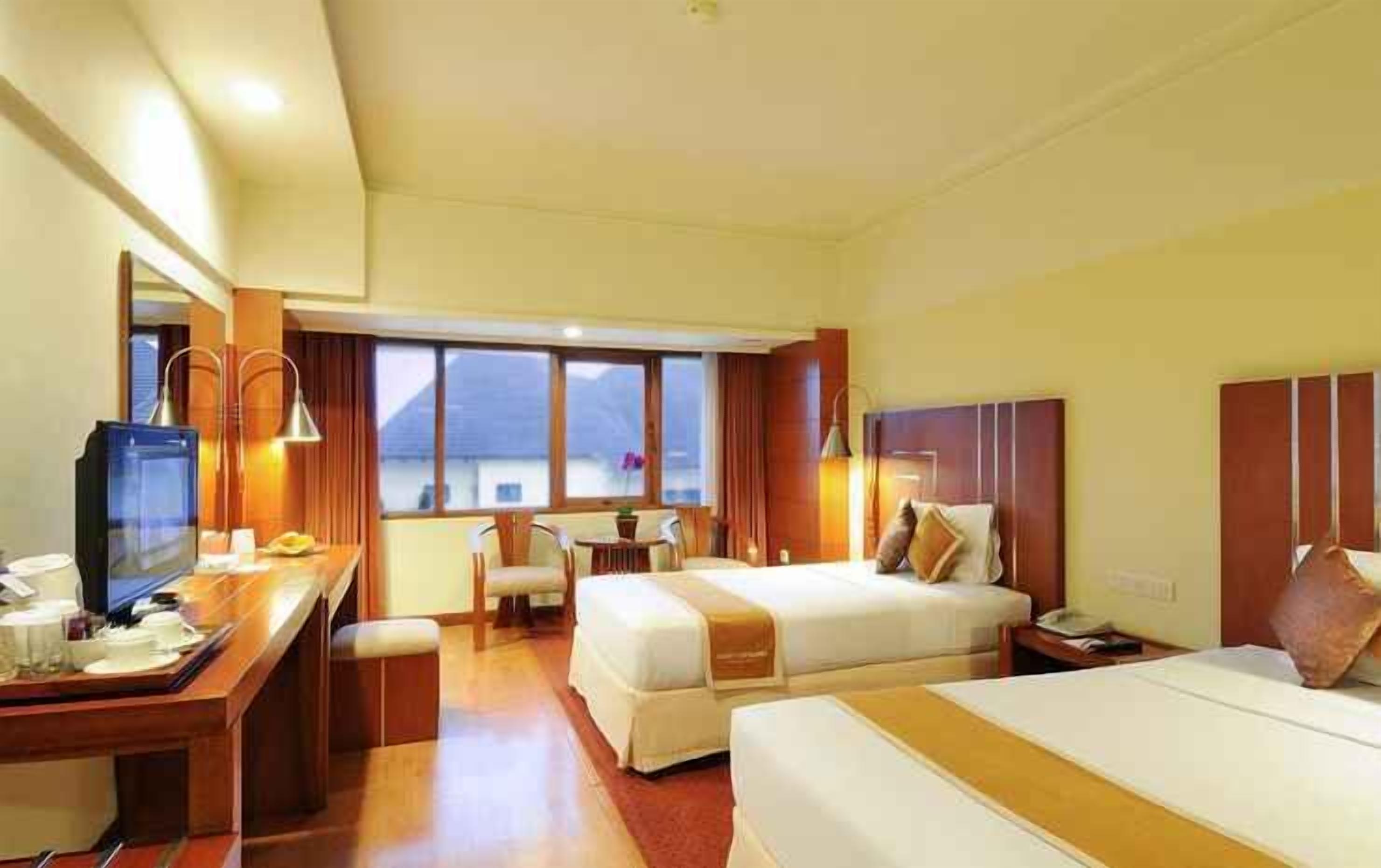 In-room safe, desk, laptop workspace, blackout drapes