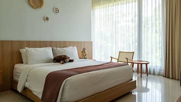Vila, 3 kamar tidur, kolam renang pribadi | 3 kamar tidur, seprai premium, dan setrika/meja setrika