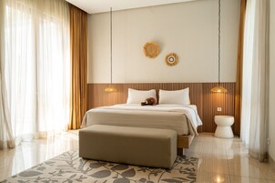 3 habitaciones y ropa de cama de alta calidad