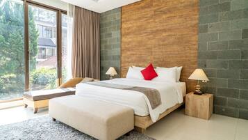 3 habitaciones, ropa de cama de alta calidad y colchones Select Comfort