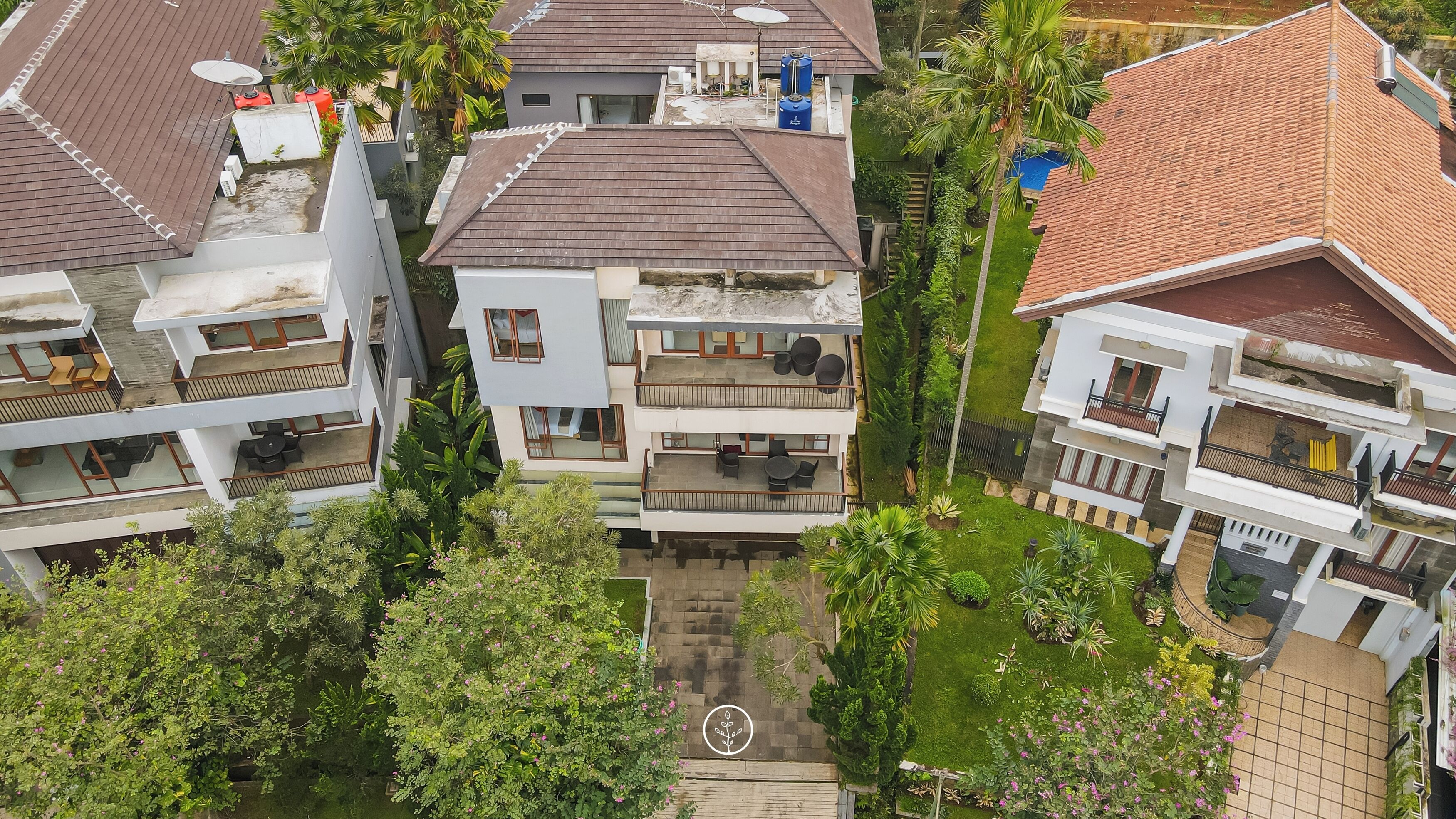 Façade de l’hébergement