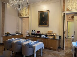 Daily buffet breakfast (EUR 24 per person)