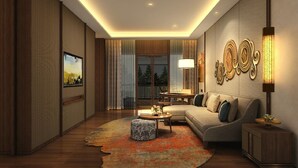 Chambre, terrasse (Mason Suite) | Coffres-forts dans les chambres, bureau
