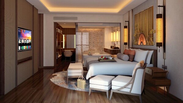 ห้องพัก (Mason Suite) | ตู้นิรภัยในห้องพัก, โต๊ะทำงาน, พื้นที่ทำงานแบบใช้แล็ปท็อป