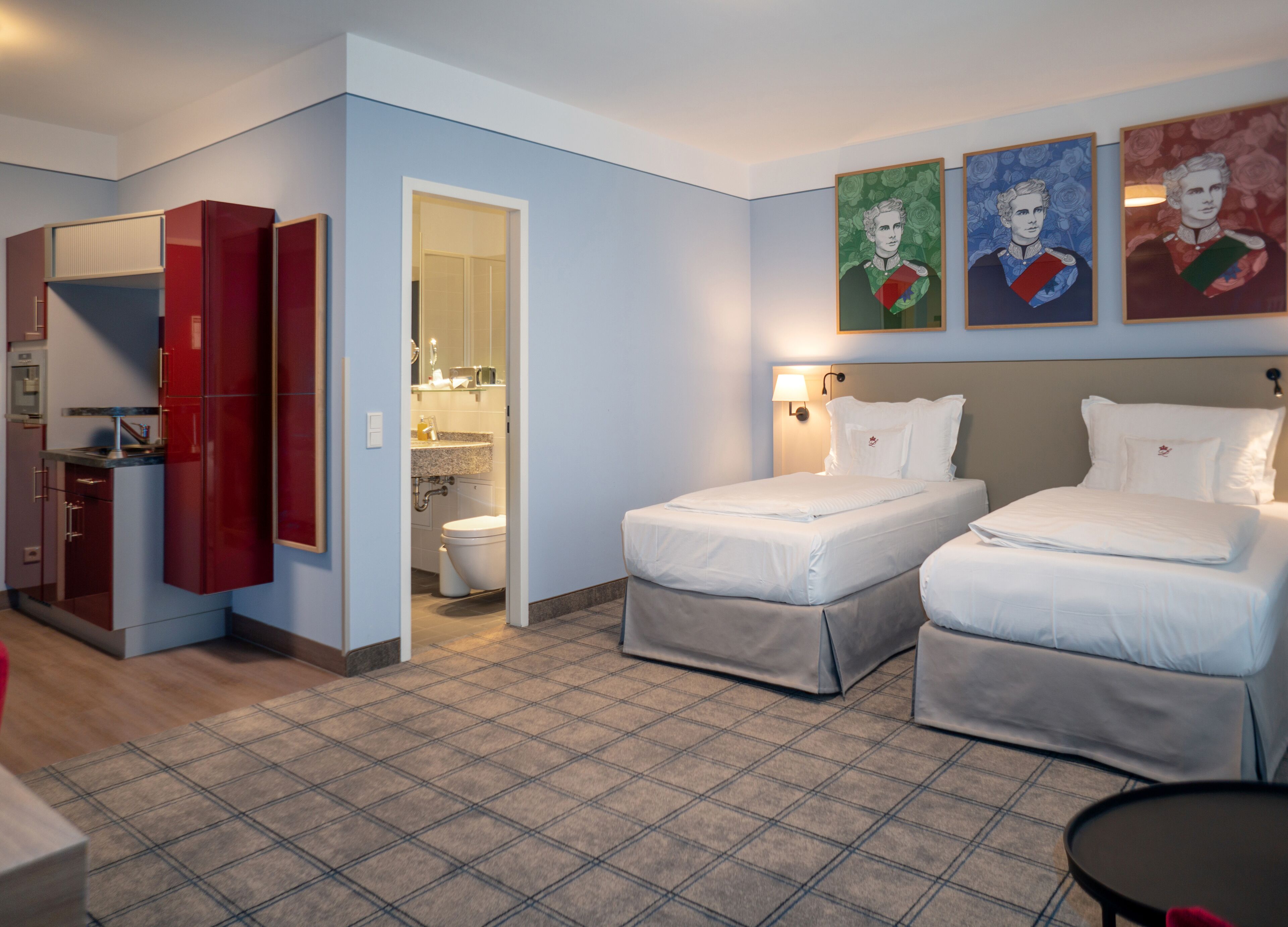 deluxe double room | private kitchen