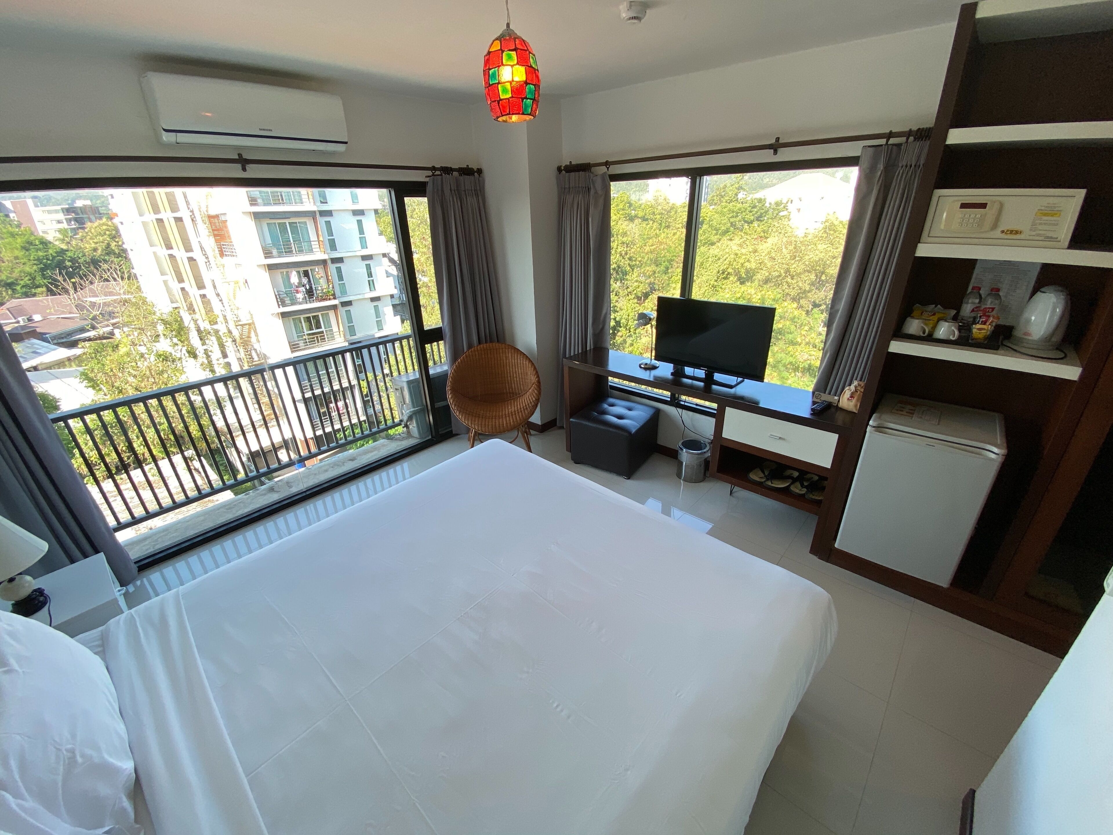 deluxe double room | view from room