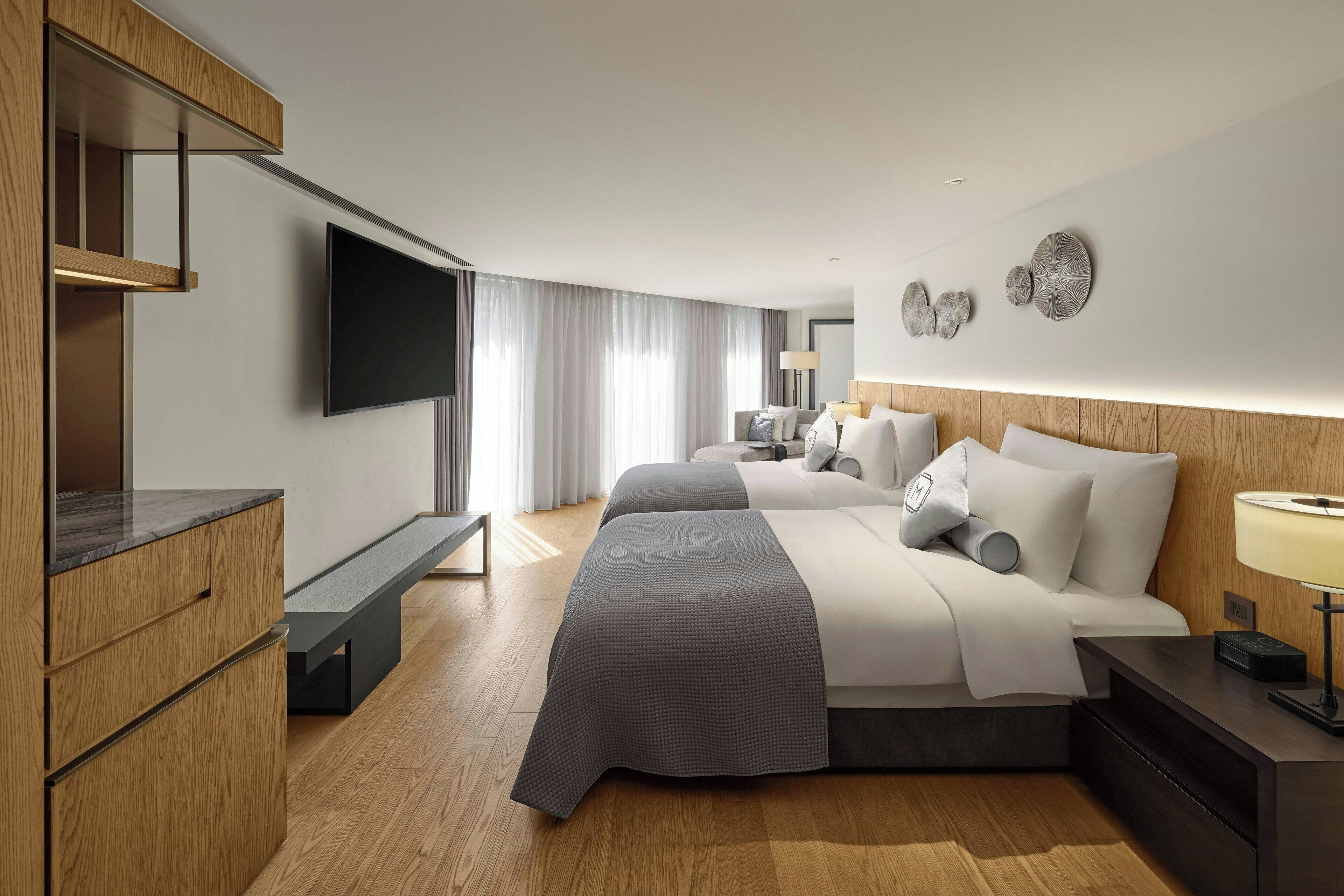 Deluxe Room, 2 Twin Beds, City View | Premium bedding, down comforters, minibar, in-room safe