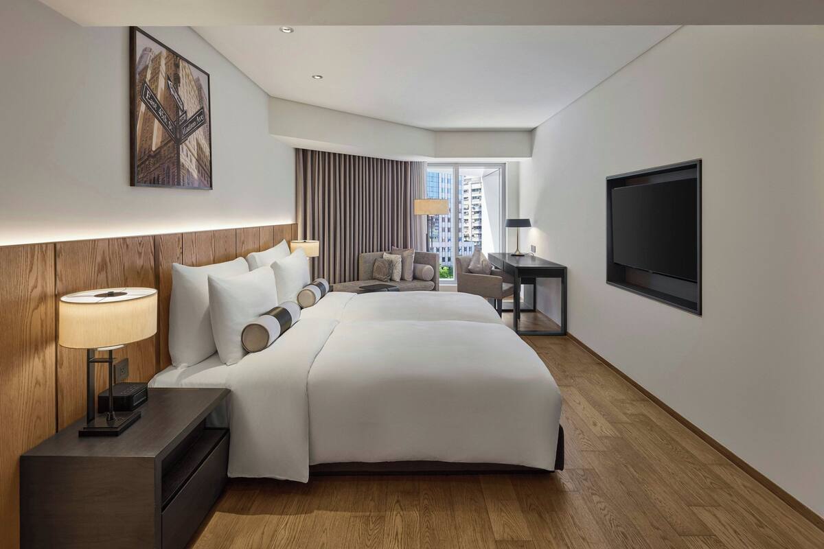 Classic Room, 2 Twin Beds, City View | Premium bedding, down comforters, minibar, in-room safe