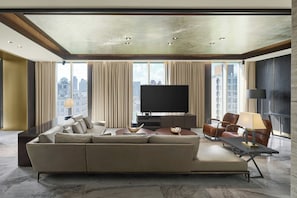 Literie de qualité supérieure, couette en duvet d'oie, minibar