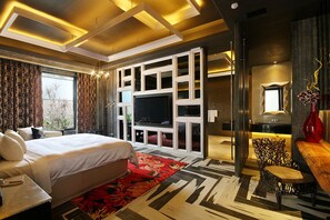 Peralatan tempat tidur premium, gebar bulu kapas, bar mini, meja 