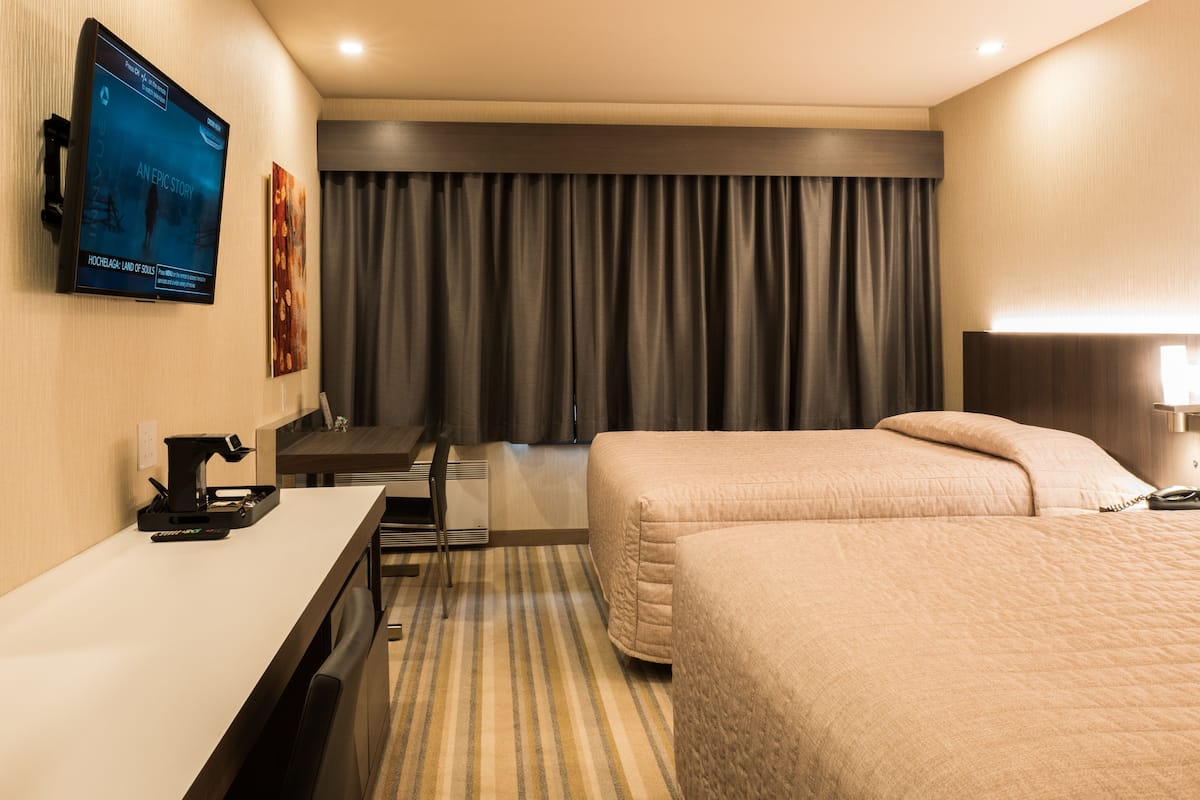 Rom – classic, 2 queensize-senger | Blendingsgardiner, strykejern/-brett, wi-fi (inkludert) og sengetøy