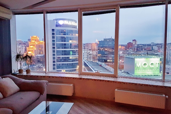 Deluxe Apartment, 1 Bedroom, Kitchen, City View | View from room