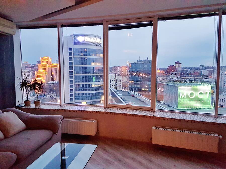 Deluxe Apartment, 1 Bedroom, Kitchen, City View | View from room