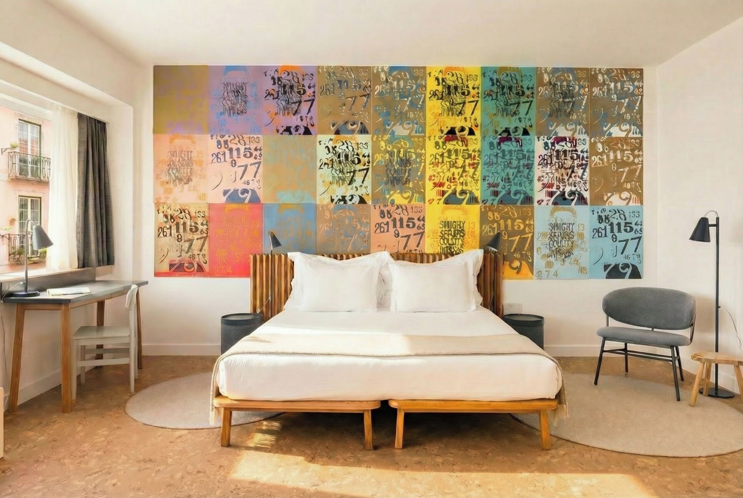 Studio | Safe på rommet, individuelt dekorert, individuelt innredet og skrivebord