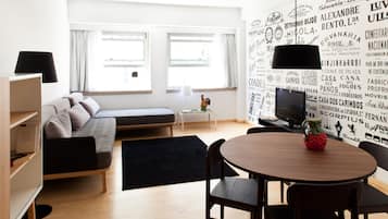 TV de tela plana 32 polegadas com canais a cabo, TV LCD, dock para iPod