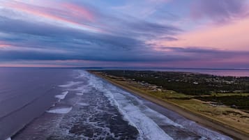 Vlak bij het strand