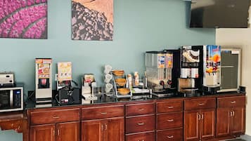 Free daily breakfast