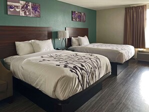 Blackout drapes, iron/ironing board, free WiFi, bed sheets