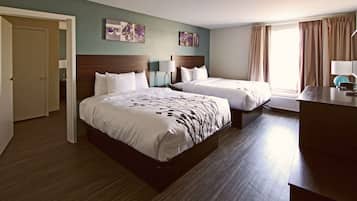Blackout drapes, iron/ironing board, free WiFi, bed sheets