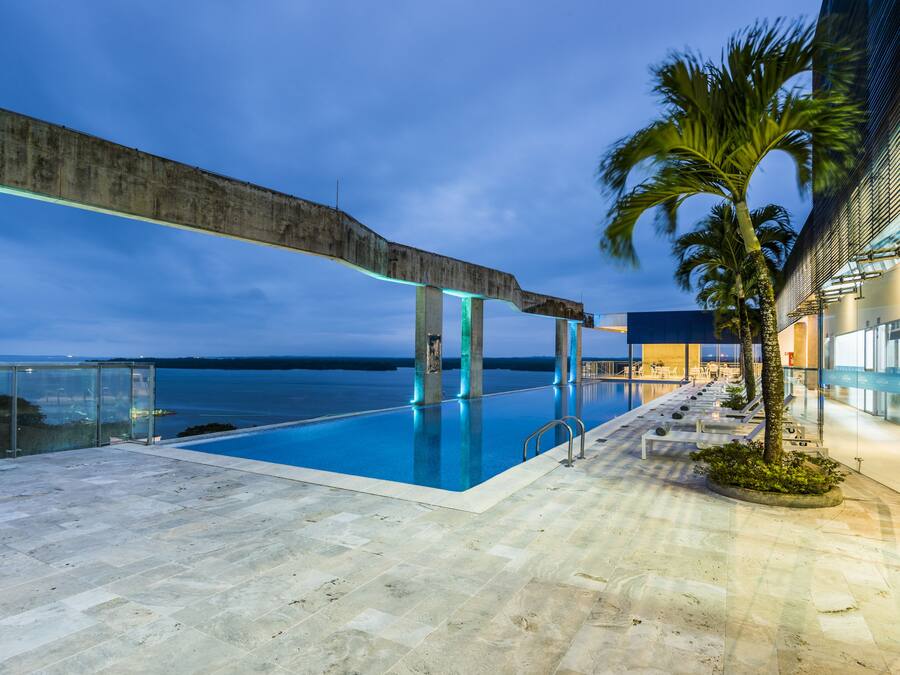 Outdoor pool, open 10:00 AM to 8:00 PM, sun loungers