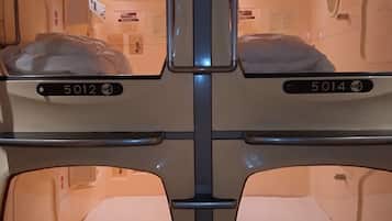 Standard Capsule Room, Men Only (With Spa Option, Tattoo may not be permitted. Pay at the hotel.) | Free WiFi, bed sheets