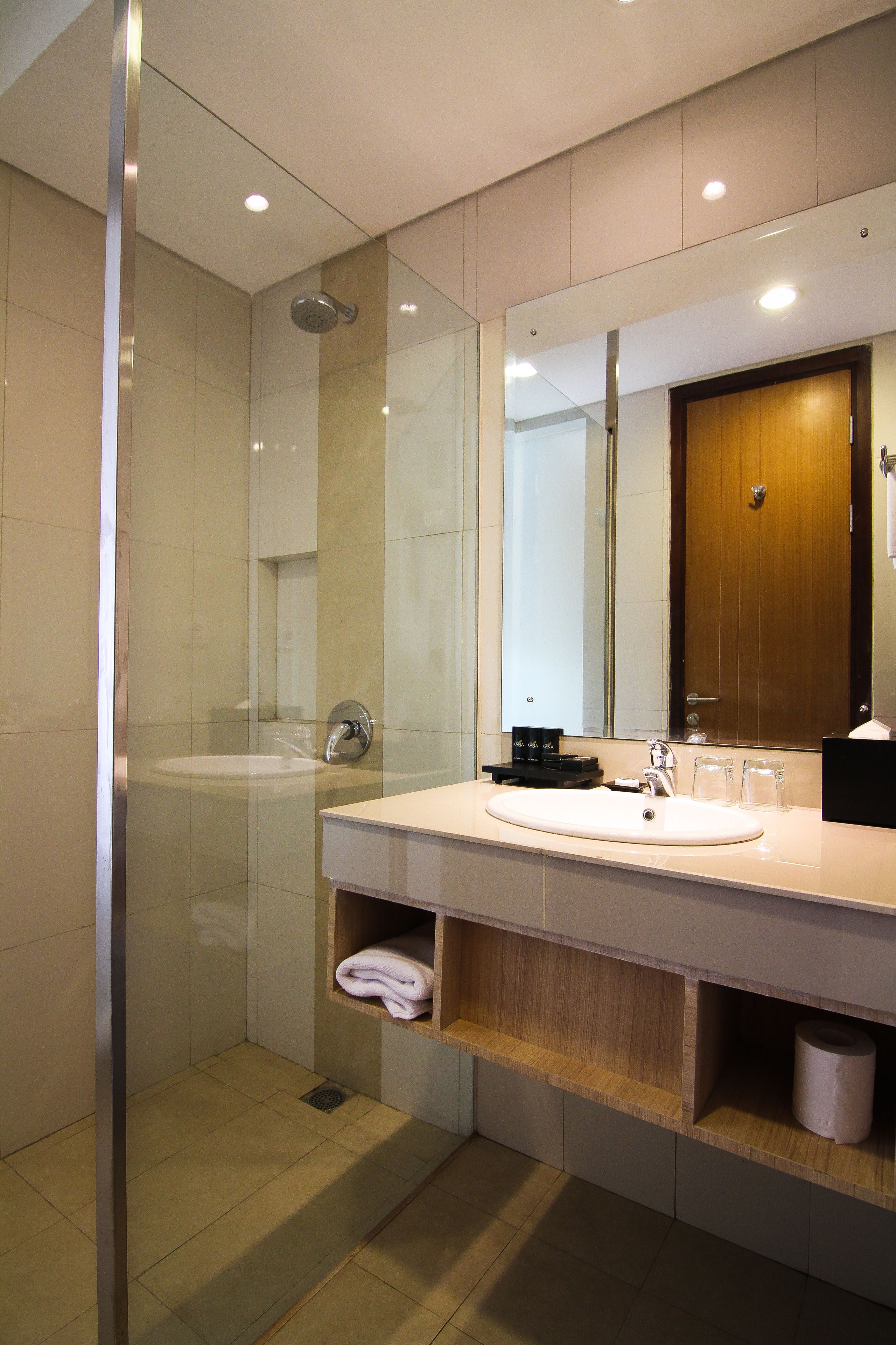 free toiletries, hair dryer, slippers, towels