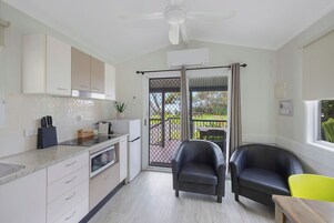 Standard Cabin - Sleeps 2 - Dog Friendly | Living area | LCD TV, DVD player