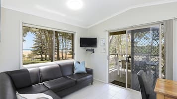 Superior Cabin - Sleeps 5 - Dog Friendly | Living area | LCD TV, DVD player