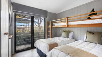 Premium-hytte (Sleeps 5) | 2 soveværelser, strygejern/strygebræt, gratis Wi-Fi, sengetøj