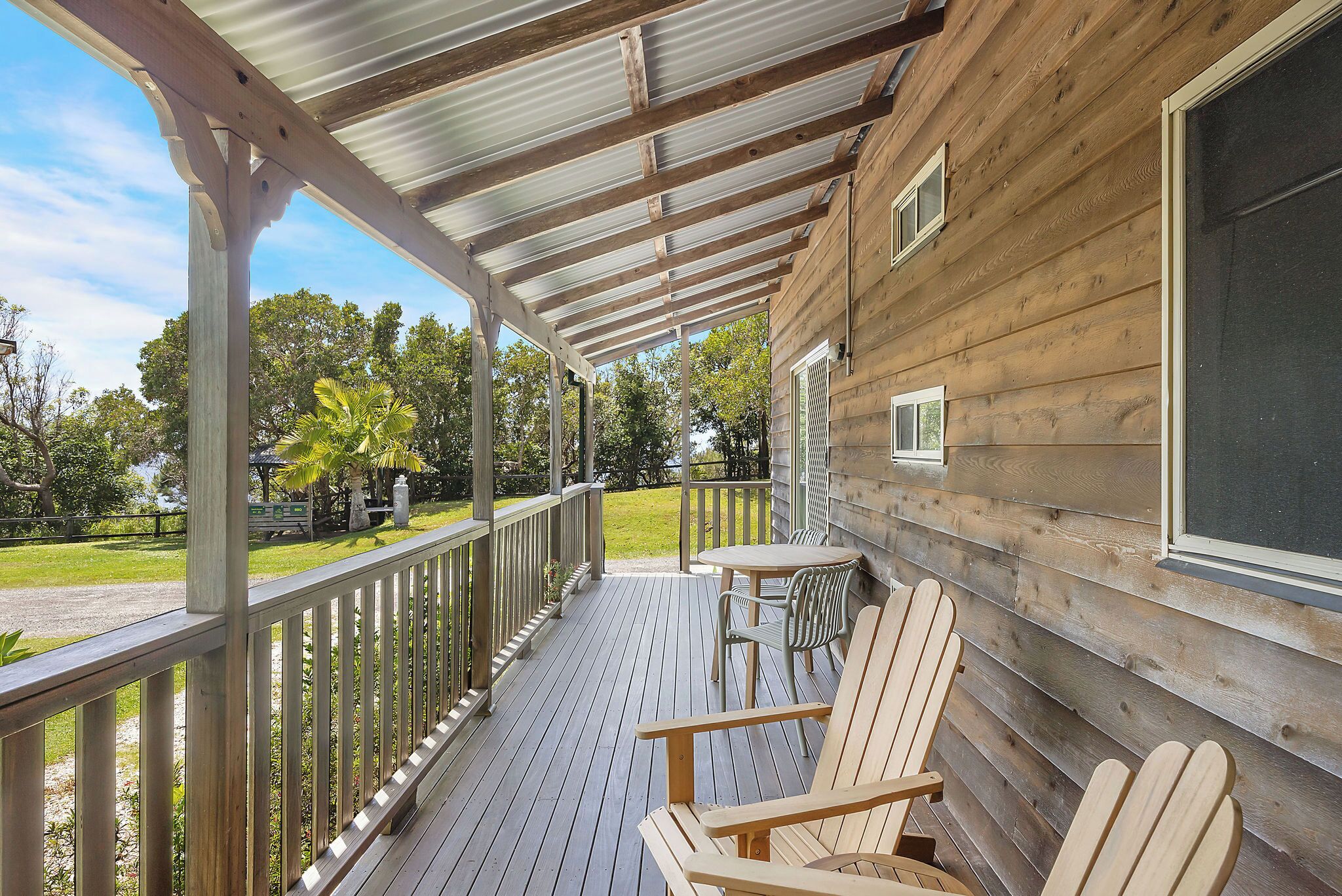 標準小屋 (- Sleeps 4) | 陽台景觀