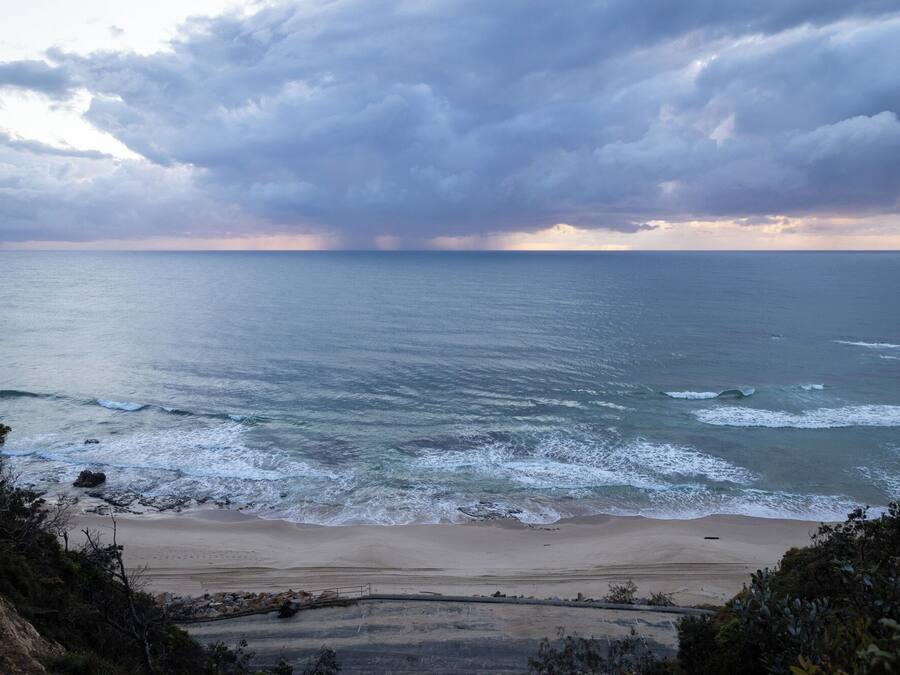 Beach nearby, white sand