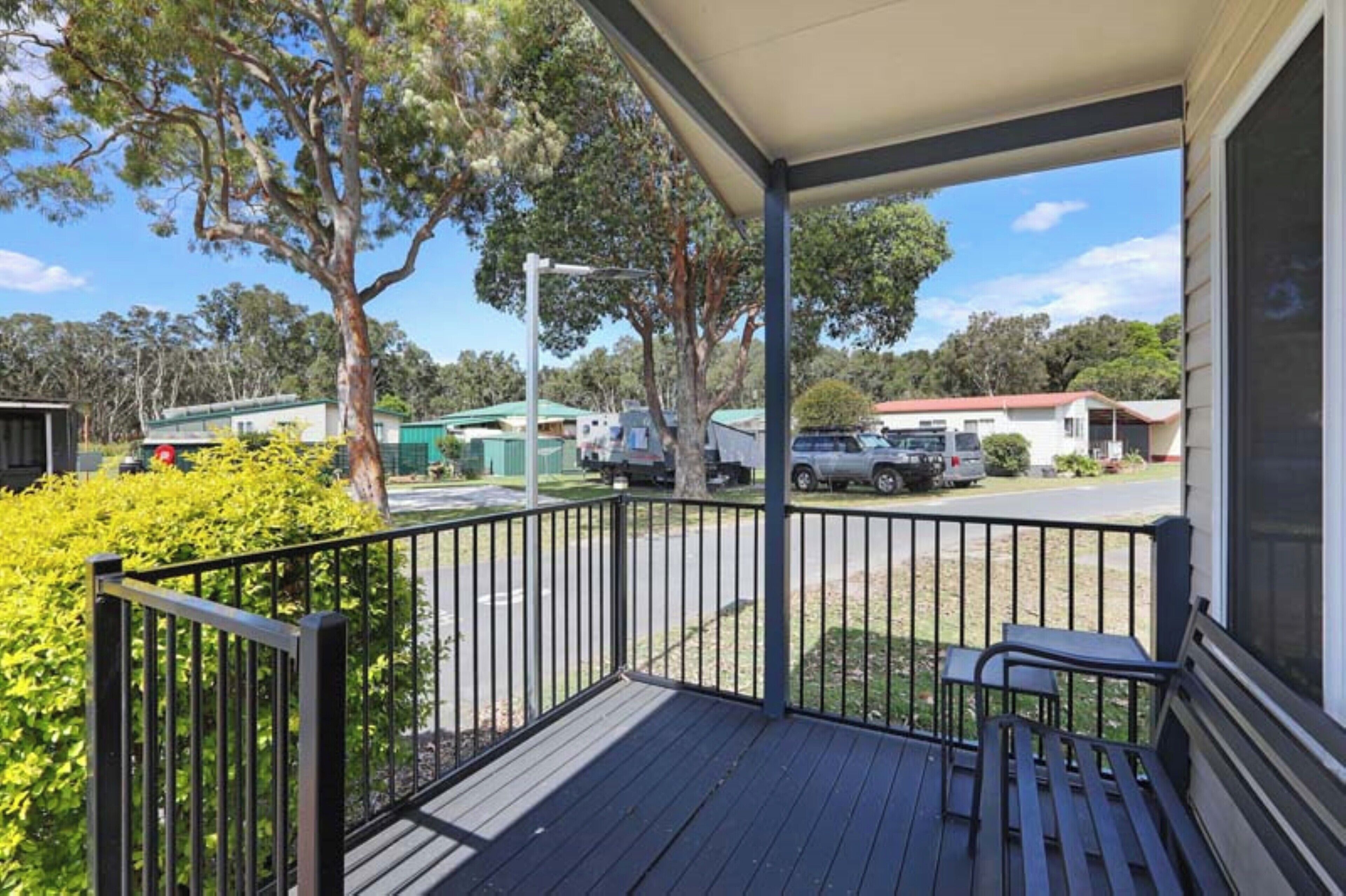 Cabana estàndard (- Sleeps 4) | Terrassa o pati