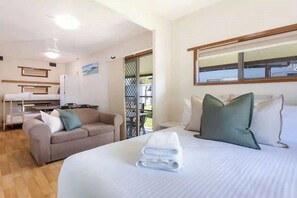 标准小屋 | 遮光窗帘、熨斗/熨衣板、免费 WiFi、床单