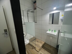 Double Room | Bathroom | Hair dryer, towels - Hotel Le Grand Colombier (Brussels)