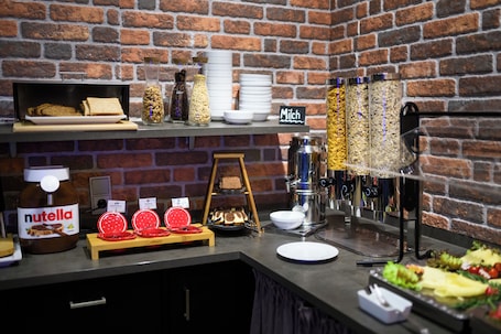 Daily buffet breakfast (EUR 12 per person)