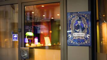 Majoituspaikan sisäänkäynti