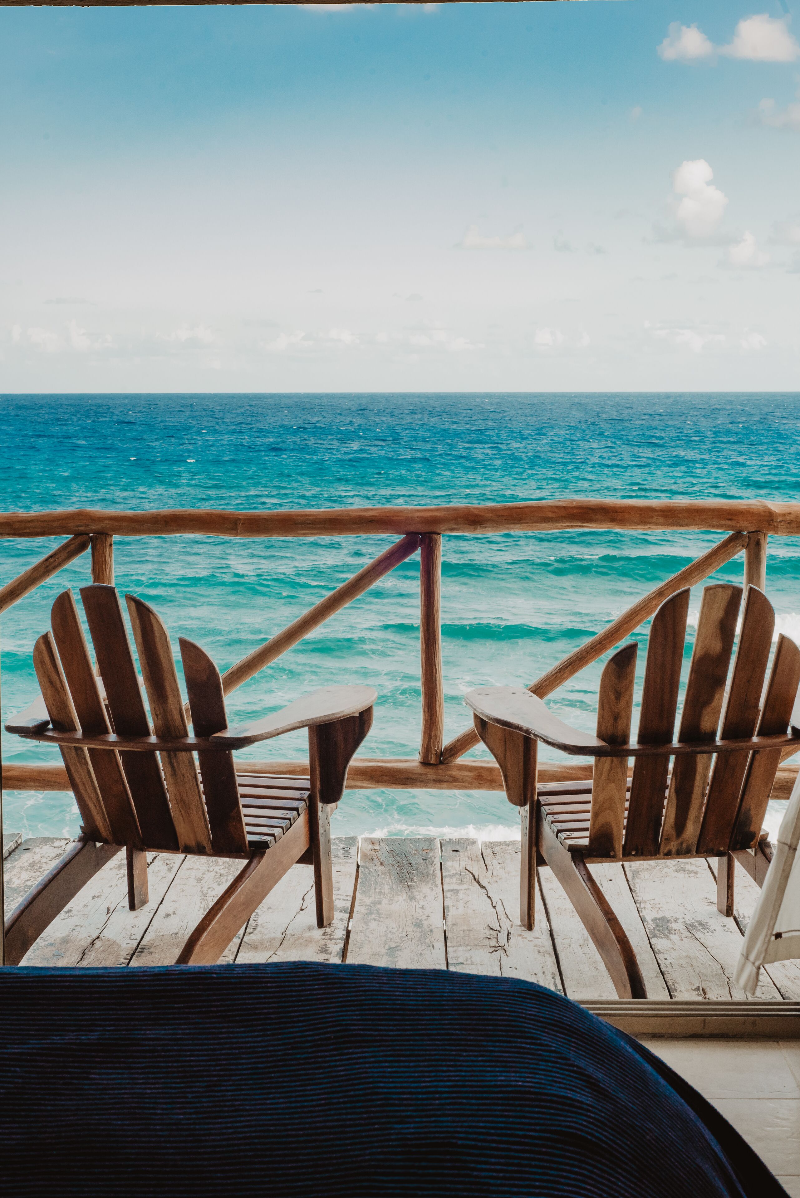 高級客房, 1 張特大雙人床, 海景 | 露台/庭院