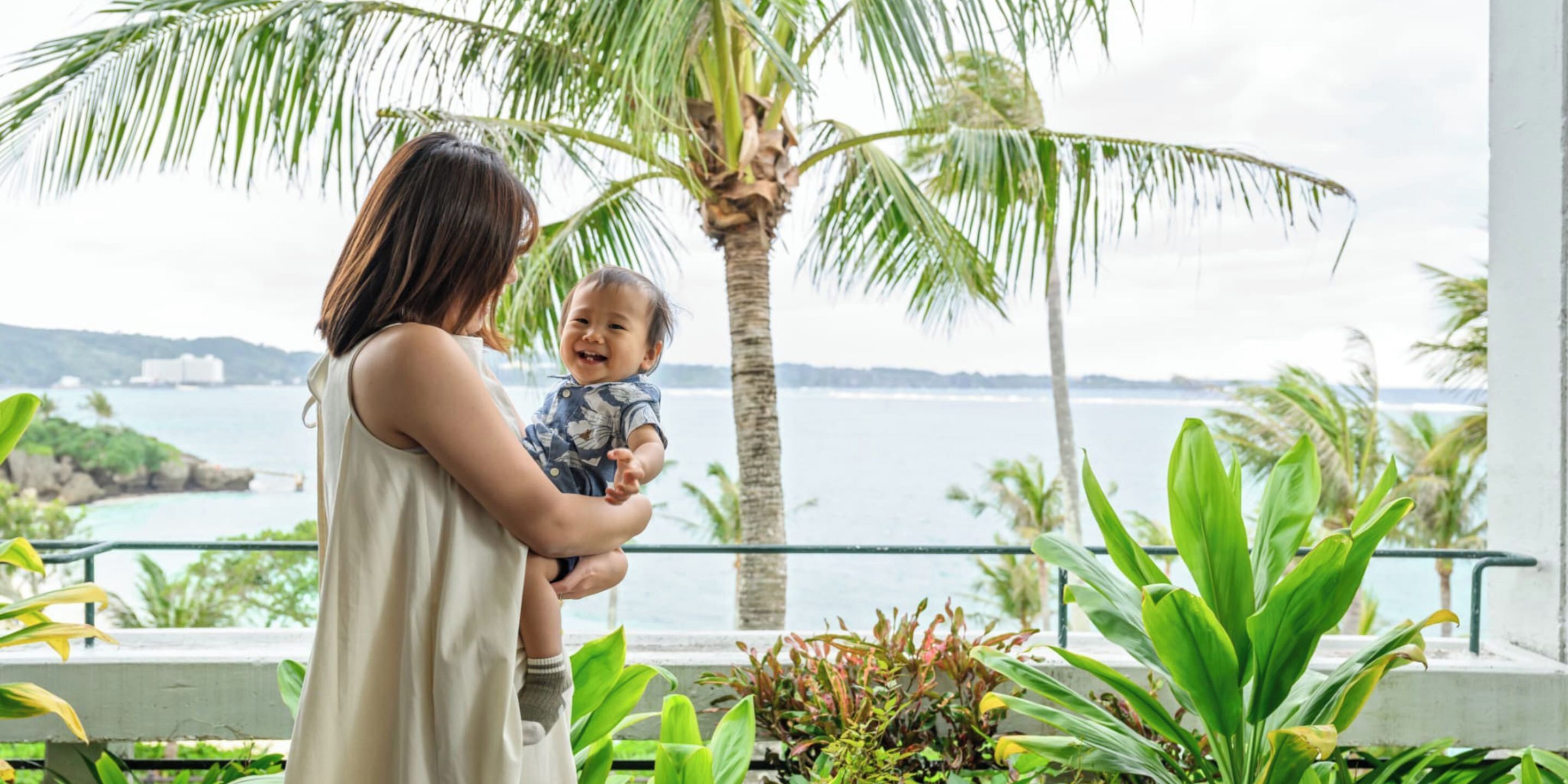 Quarto tradicional, vista para o oceano (Japanese Western, 45 spm) | Sacada