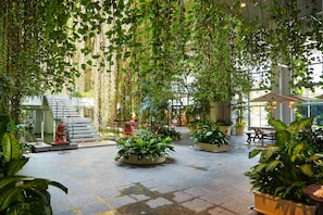 Interior entrance