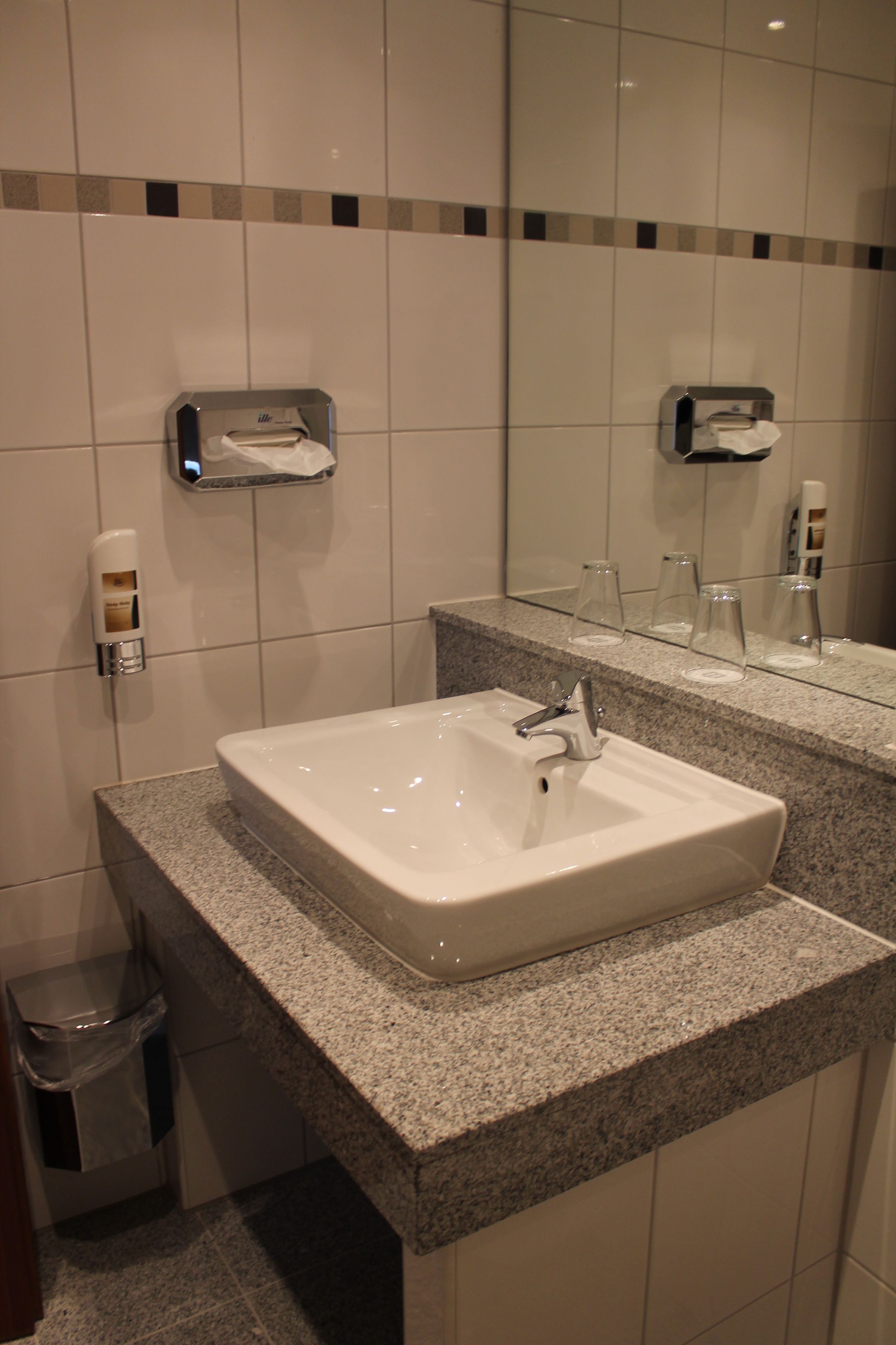 free toiletries, hair dryer, towels