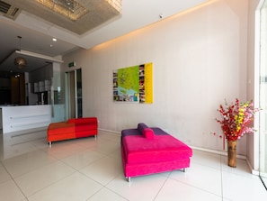 Lobby sitting area