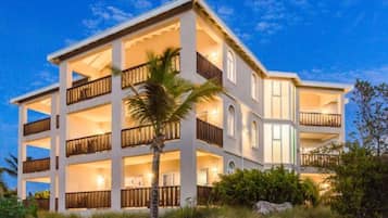 Front of property – evening/night