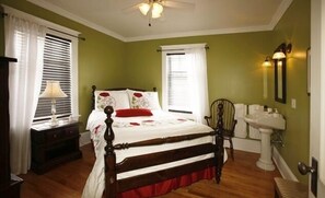 Room, 1 Queen Bed, Shared Bathroom (South East) | 1 bedroom, premium bedding, desk, iron/ironing board