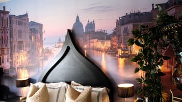 Deluxe-Doppelzimmer, mit Bad, Gartenblick (Venice Suite)