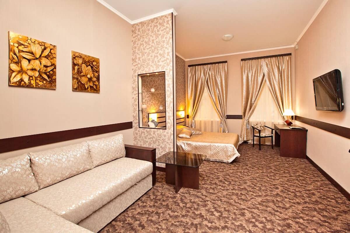 Classic-Suite, 1 Doppelbett und Schlafsofa | Wohnbereich