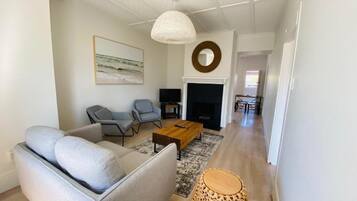 Family Villa, Non Smoking, Sea View | Living room | Flat-screen TV, DVD player