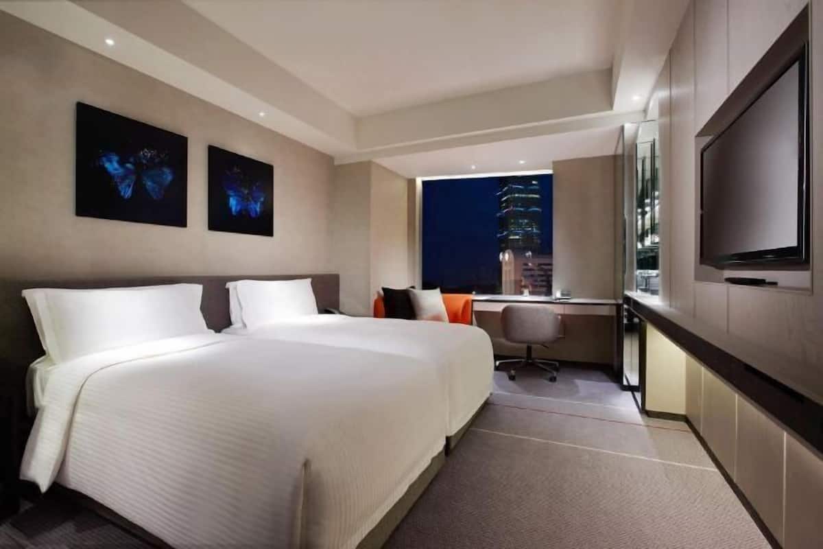 In-room safe, desk, blackout curtains, soundproofing