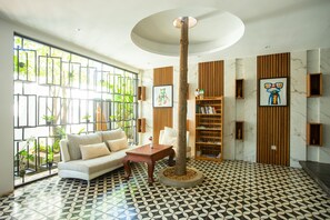 Lobby sitting area