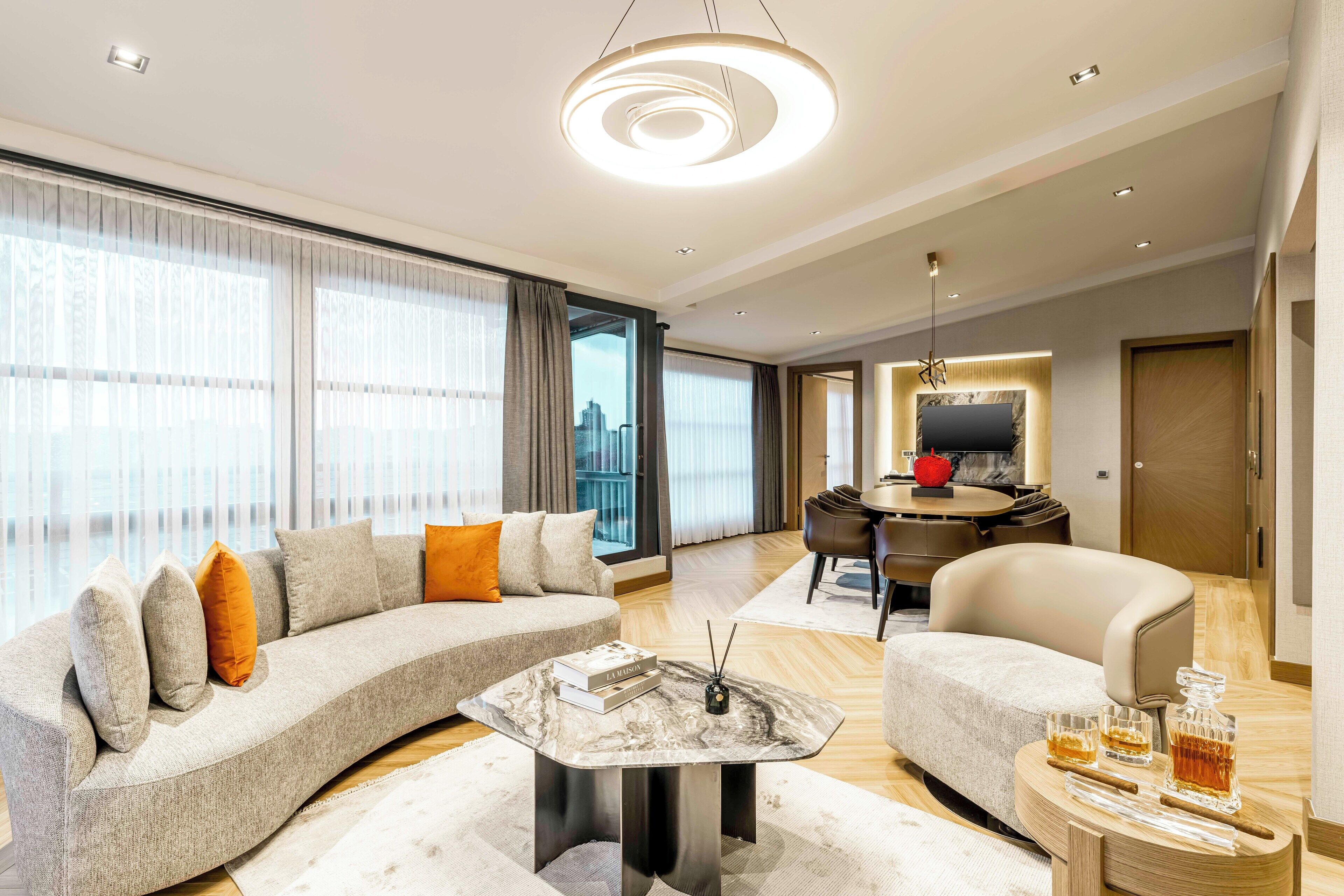 Suite – president | Oppholdsområde | LCD-TV